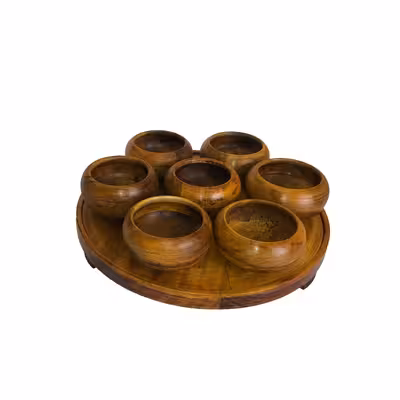 مجموعه ظروف هفت سین 11 پارچه کد H2