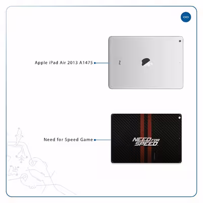 برچسب پوششی ماهوت مدل Need-for-Speed-Game مناسب برای تبلت اپل iPad Air 2013 A1475