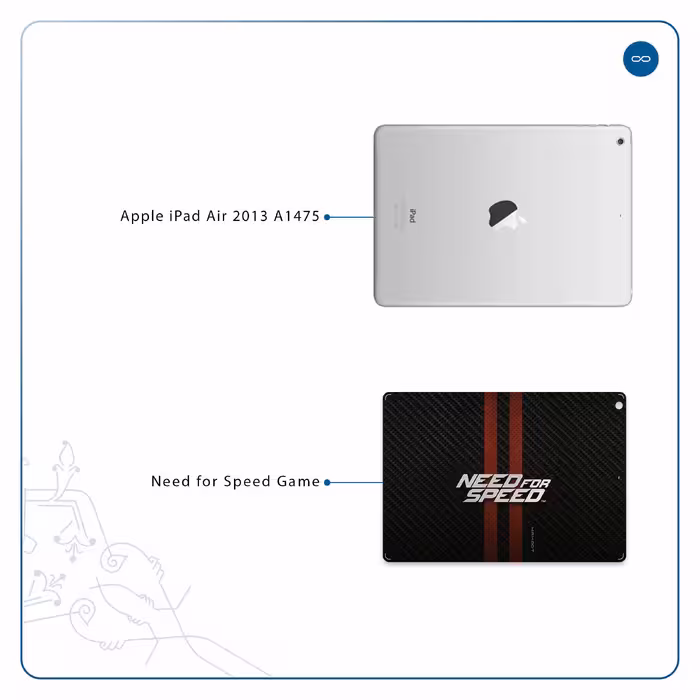 برچسب پوششی ماهوت مدل Need-for-Speed-Game مناسب برای تبلت اپل iPad Air 2013 A1475