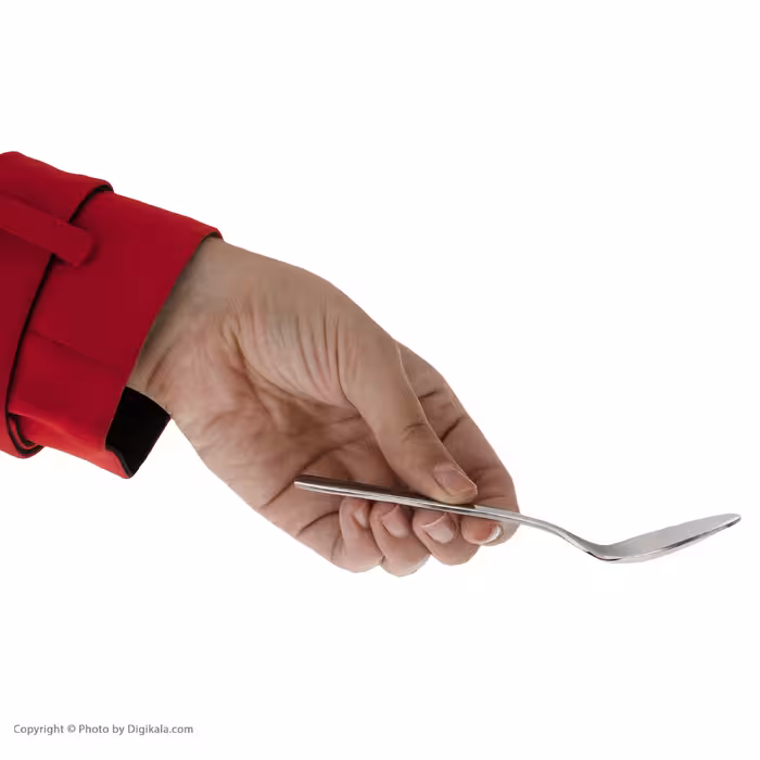 قاشق مربا خوری ناب استیل مدل فلورانس بسته 6 عددی