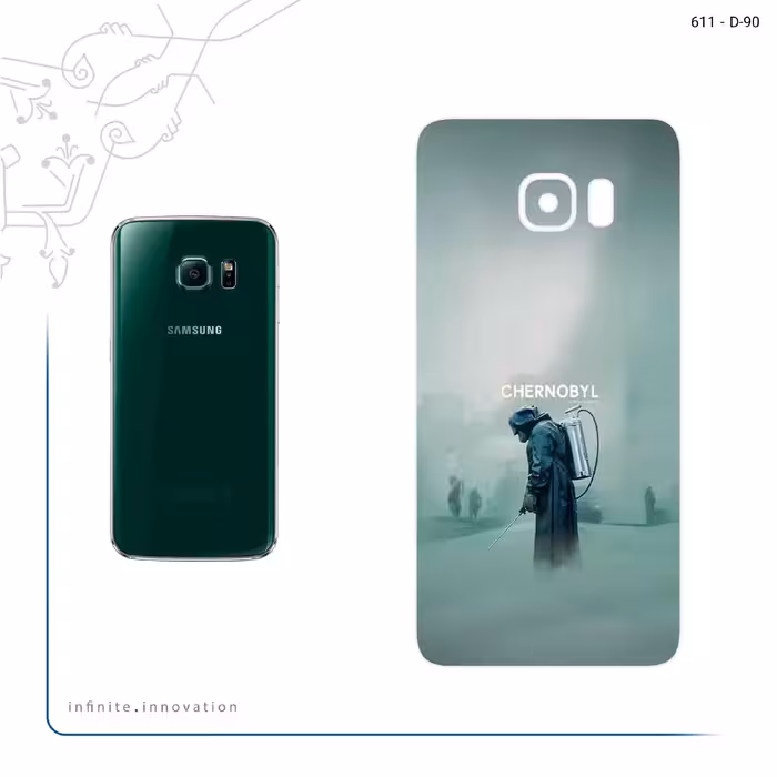 برچسب پوششی ماهوت مدل Chernobyl مناسب برای گوشی موبایل سامسونگ Galaxy S6 Edge