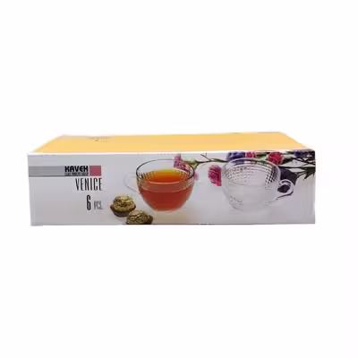 فنجان بلور کاوه مدل q1098 بسته 6 عددی
