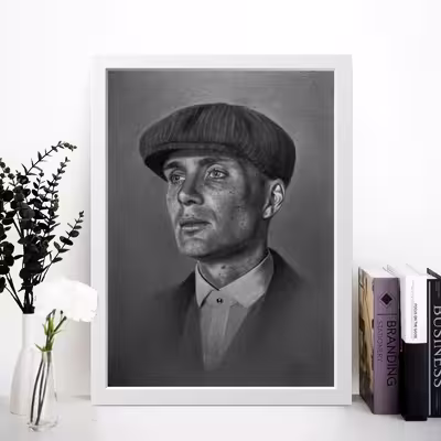 تابلو مدل Tom Shelby تام شلبی کدS1656-w