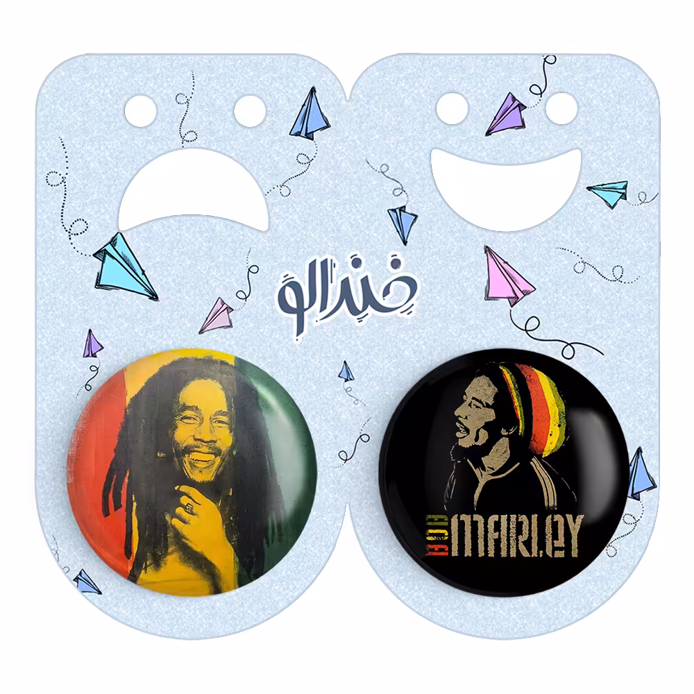 پیکسل خندالو مدل باب مارلی کد 32793275 مجموعه 2 عددی