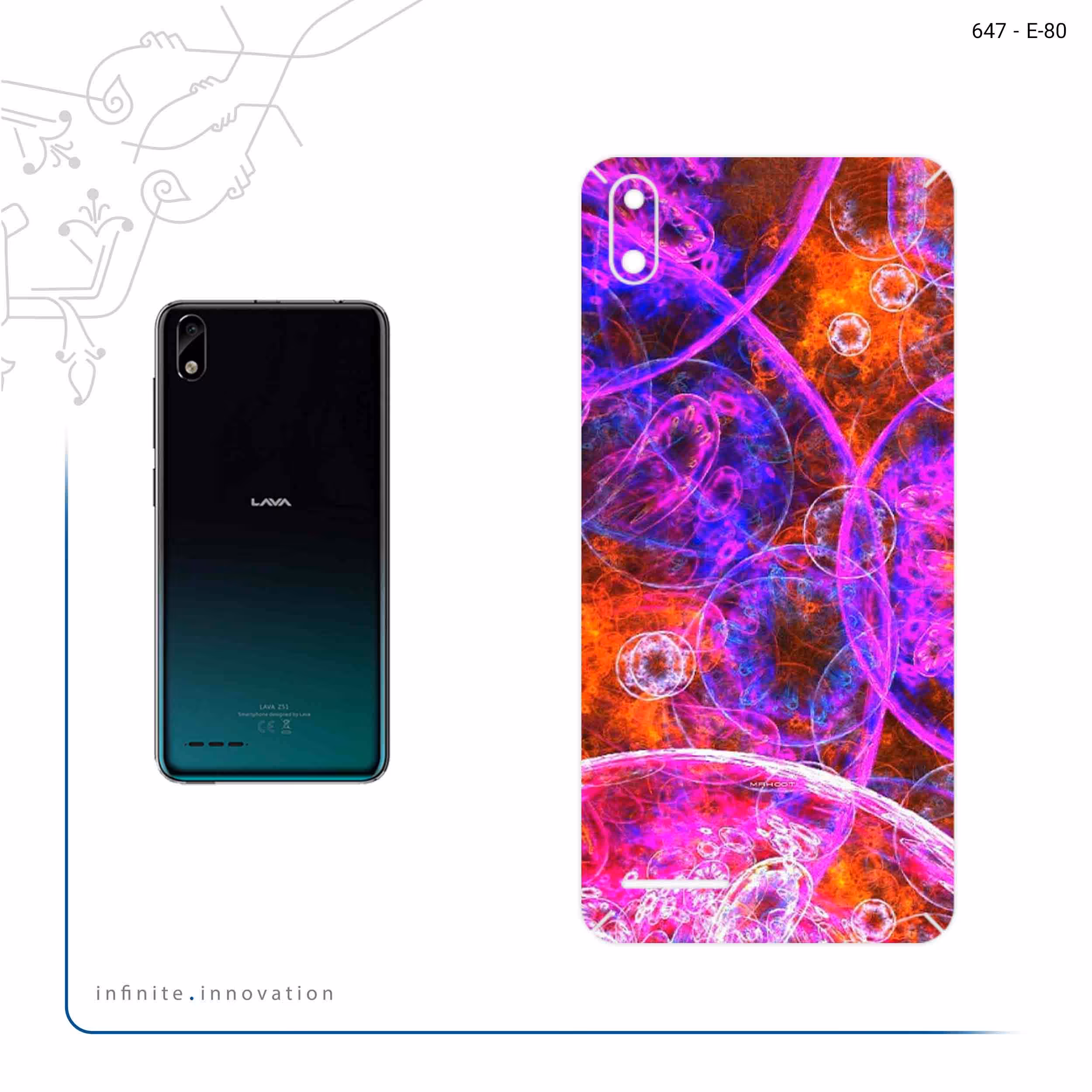 برچسب پوششی ماهوت مدل Inside Cell Digital Art مناسب برای گوشی موبایل لاوا Z51