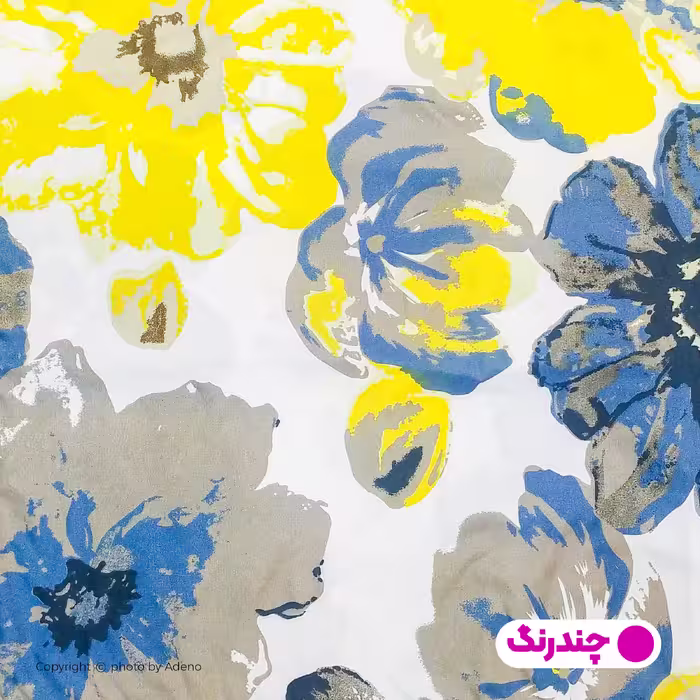 ملحفه آدنو مدل Poppy کد CH28 دونفره سایز 160x200 سانتی متر
