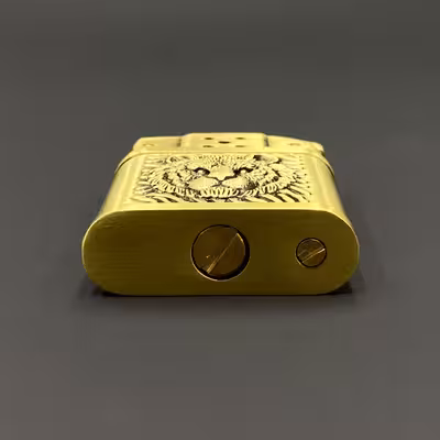 فندک مدل کلاسیک طرح شیر کد DKD-851