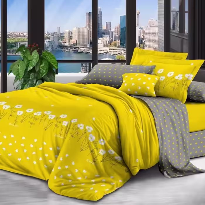 ملحفه مدل روانداز طرح دلربا دو نفره سایز 240× 220 سانتی متر