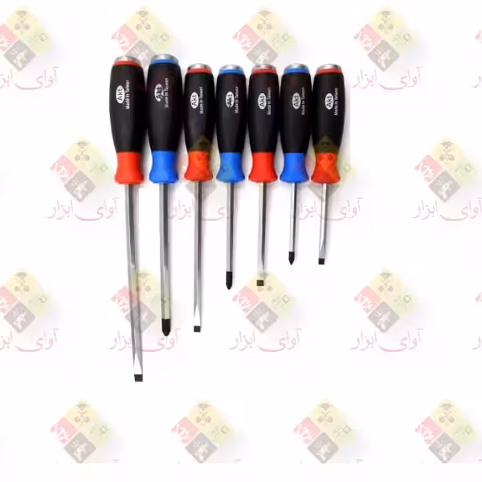 پیچ گوشتی ضربه خور 7 عددی AKT مدل 65006