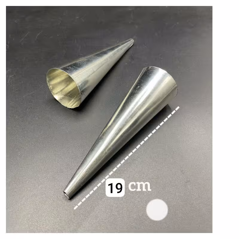 قیف کره ای استیل 19 سانت