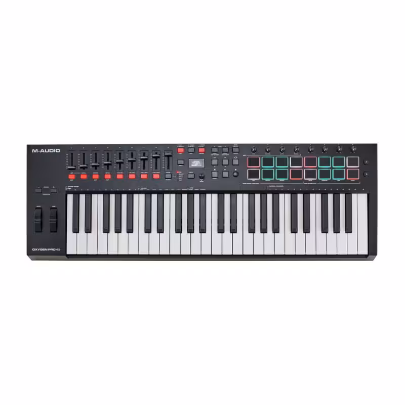 میدی کنترلر ام آدیو مدل Oxygen Pro 49M-Audio Oxygen Pro 49 Midi Controller