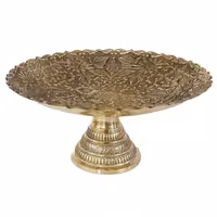شیرینی خوری برنجی تخت کد bz06