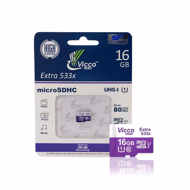 رم میکرو 32 گیگ ویکومن مدل Vicco Extra U1 80MB/s
