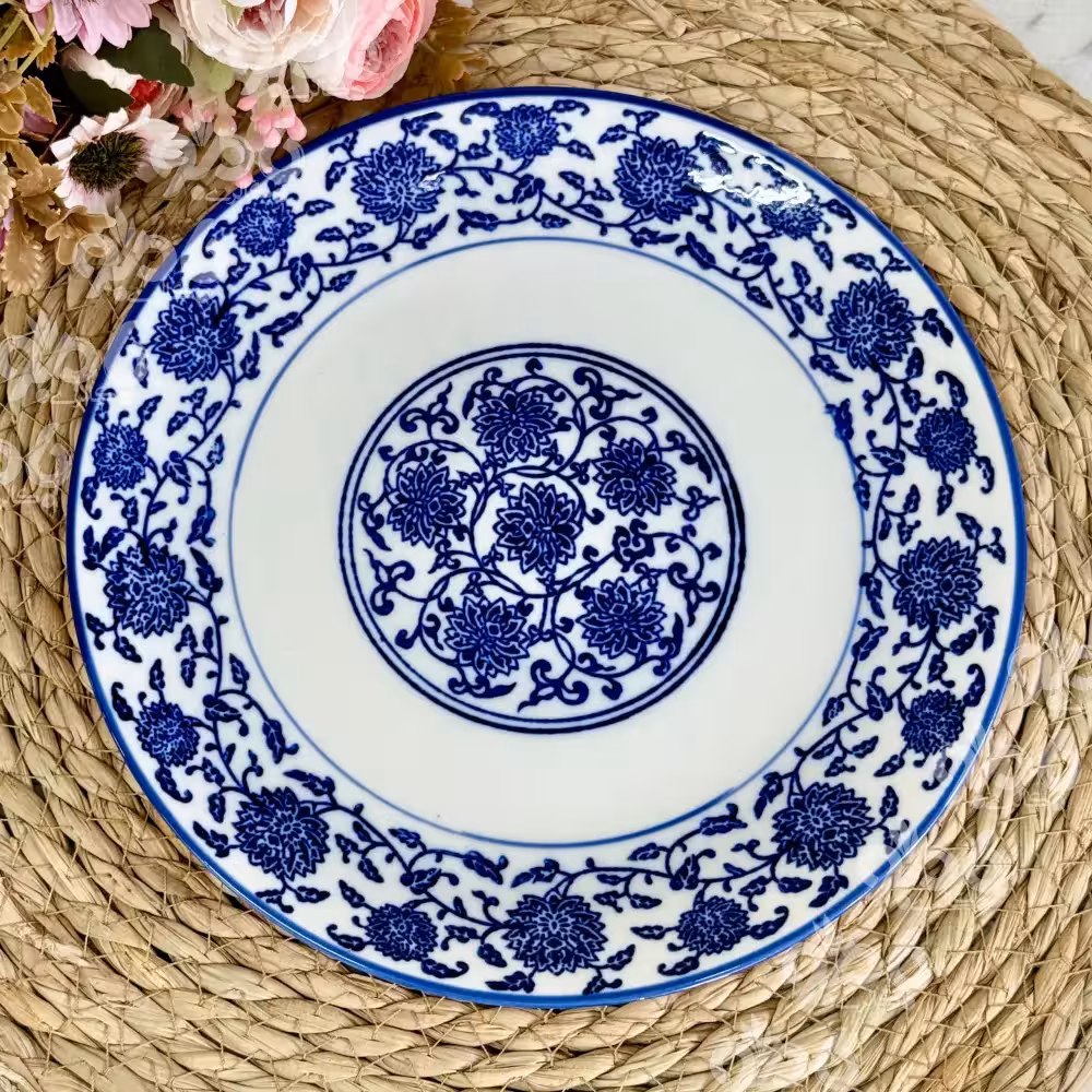 ژاپنی آبی پیش دستی 20سانت str346