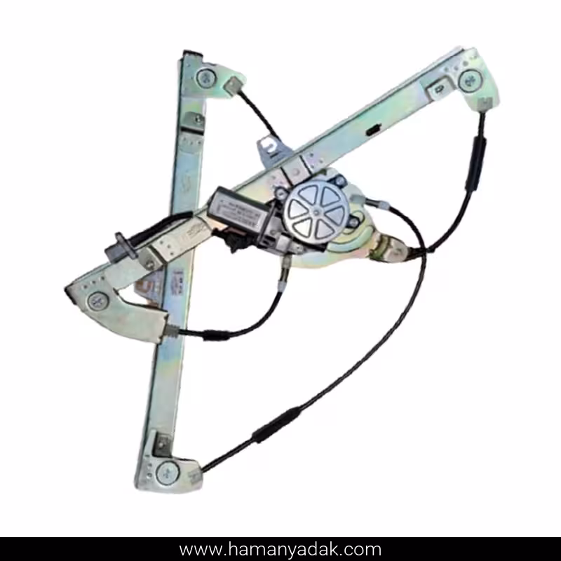 دستگاه شیشه بالابر برقی جلو چپ پژو 206 برند ابری