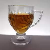 فنجان پایه دار مدل خورشیدی بسته 6 عددی