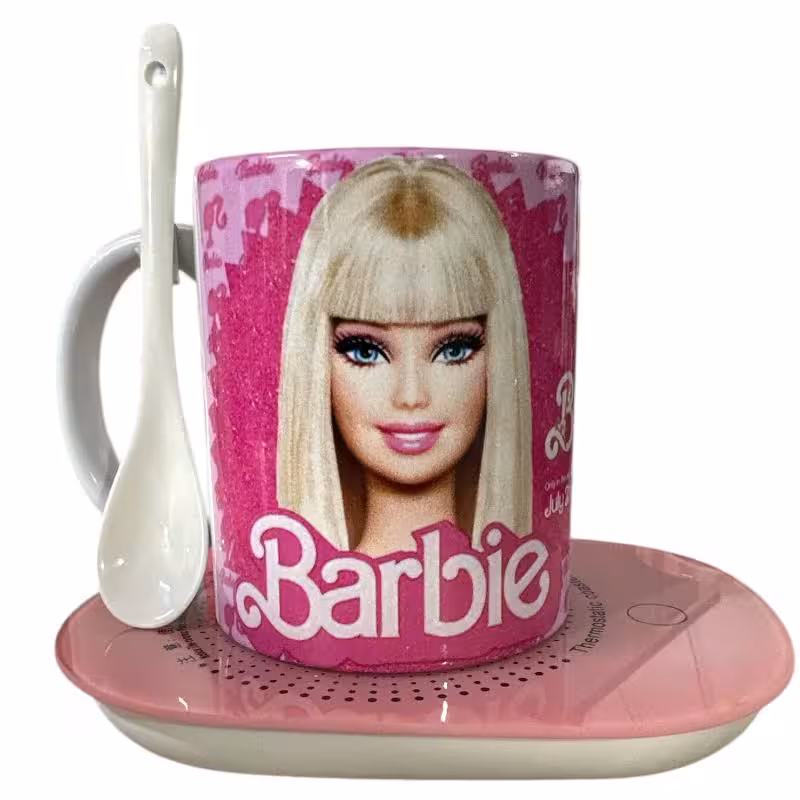 ماگ هیتر دار طرح باربی