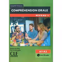 Comprehension orale 1 Niveau A1 A2 کتاب ( چاپ رنگی )کامپرینشیال اورال