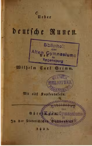 خرید و دانلود نسخه کامل کتاب Über deutsche Runen
