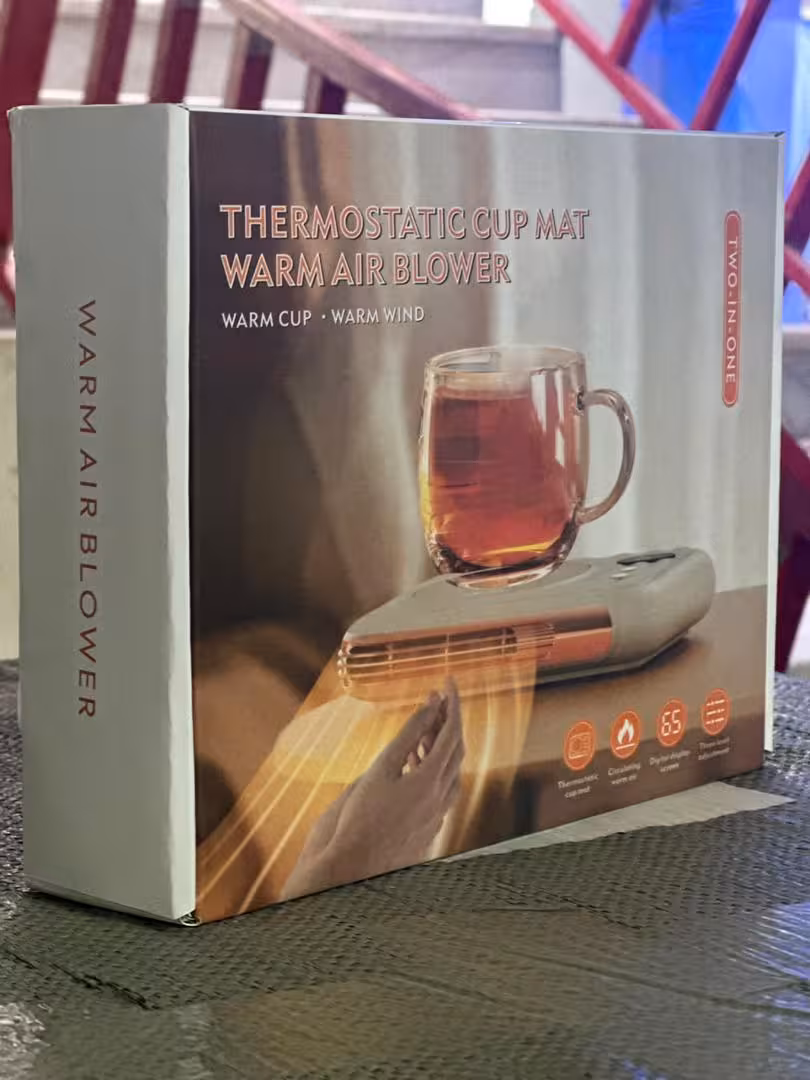 صفحه گرم کن دوکاره ( بخاری و هیتر لیوان)