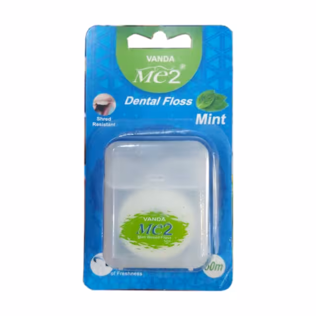 نخ دندان نازک با اسانس نعنا وندا 50 متری