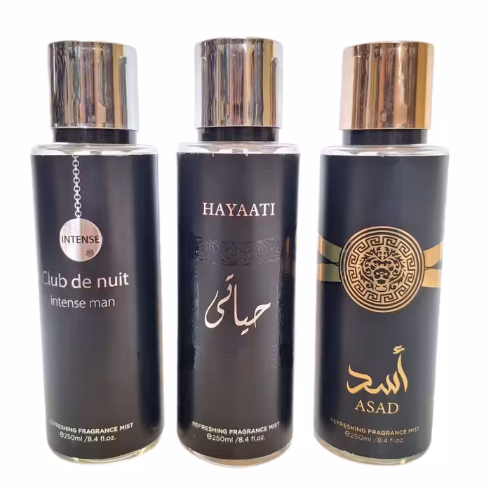 پک اقتصادی سه عددی بادی اسپلش های مردانه و زنانه مدل حیاتی, اسد,کلاب د نویت اینتنس حجم 250 میل