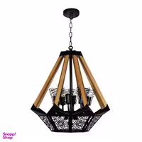 لوستر 8 شعله چشمه نور کد 2230/8BK