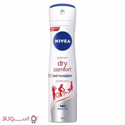 اسپری ضد تعریق زنانه نیوآ مدل dry comfort حجم 150 میلی لیتر