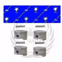 پیستون موتور پژو206تیپ5 /207/رانا ایساکو شرکتی   گژنپین دست 4عددی