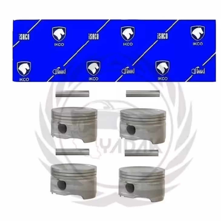 پیستون موتور پژو206تیپ5 /207/رانا ایساکو شرکتی   گژنپین دست 4عددی