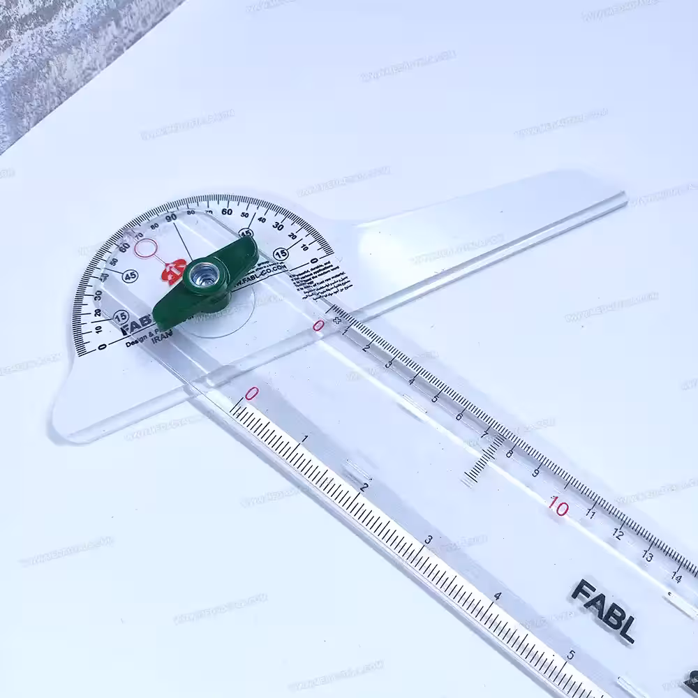 خط کش تی 60 سانتی متحرک فابل T60