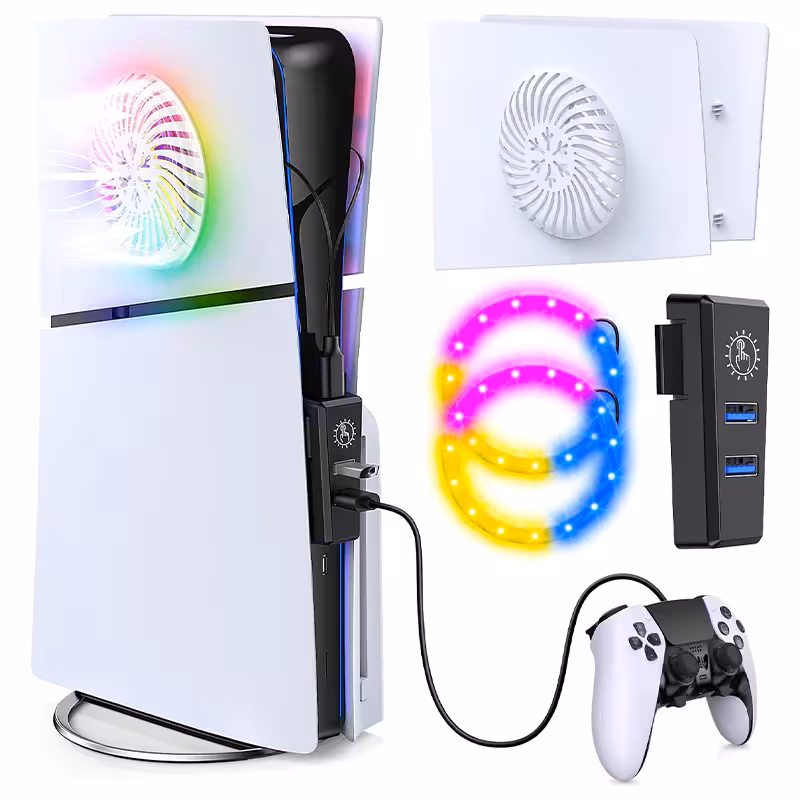 کیت RGB ، هاب و دریچه هوا PS5 اسلیم