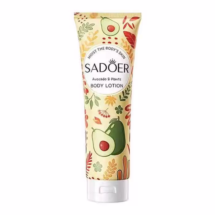 لوسیون بدن آووکادو سادور Sadoer مدل Avocado & Plants حجم 250g