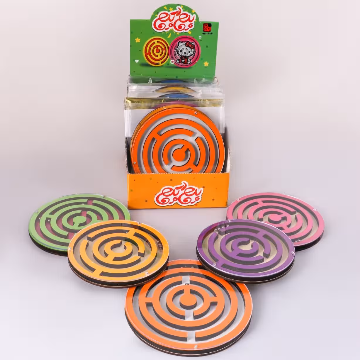 بازی فکری پیچ پیچ سایز 10 چوبی جنس خوب