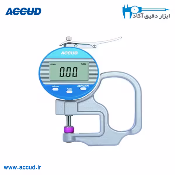 ضخامت سنج دیجیتال 0-10 میلی متر دقت 0.001 Accud (آکاد) مدل 441-010-01