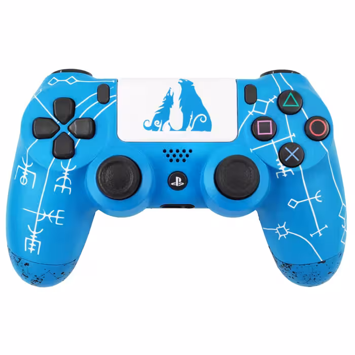 دسته PS4 طرح God of War Ragnarok اورجینال کاستوم