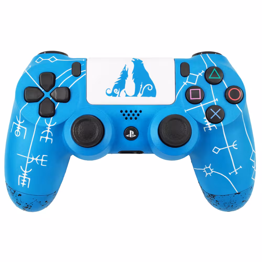 دسته PS4 طرح God of War Ragnarok اورجینال کاستوم