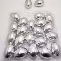 تخم مرغ آینه ای نقره ای