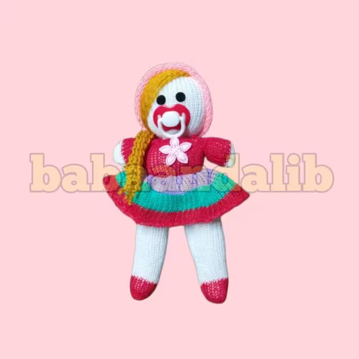 عروسک بافت دختر (25 سانتی)