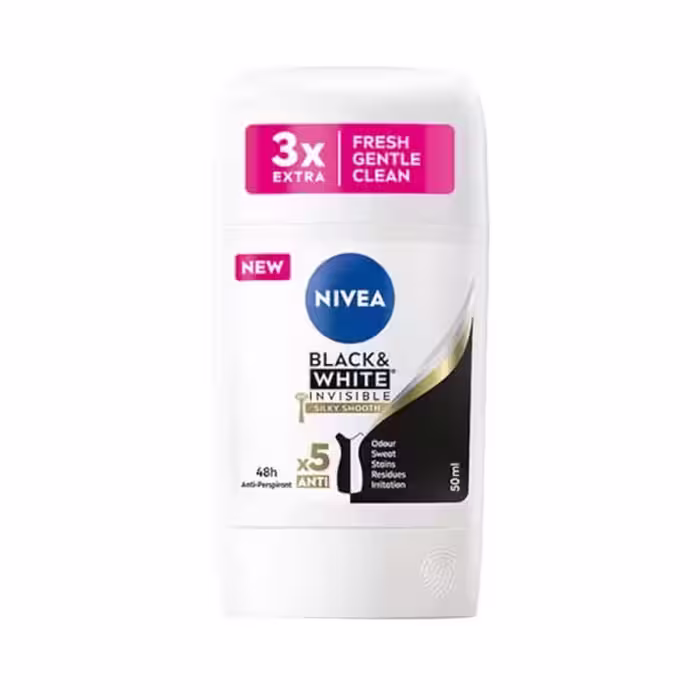 مام صابونی نیوآ Nivea مدل Black & White Invisible
