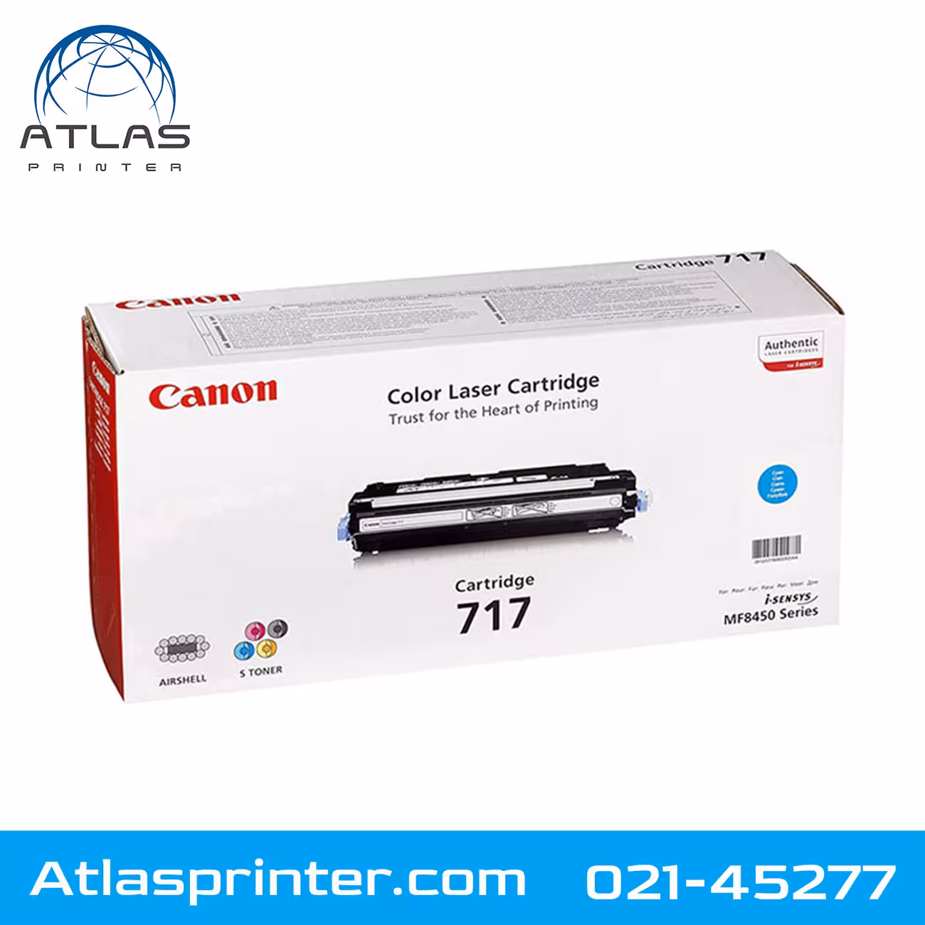 کارتریج لیزری کانن Canon 717 آبی