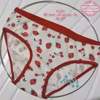 شورت نخی توت فرنگی سایز 4