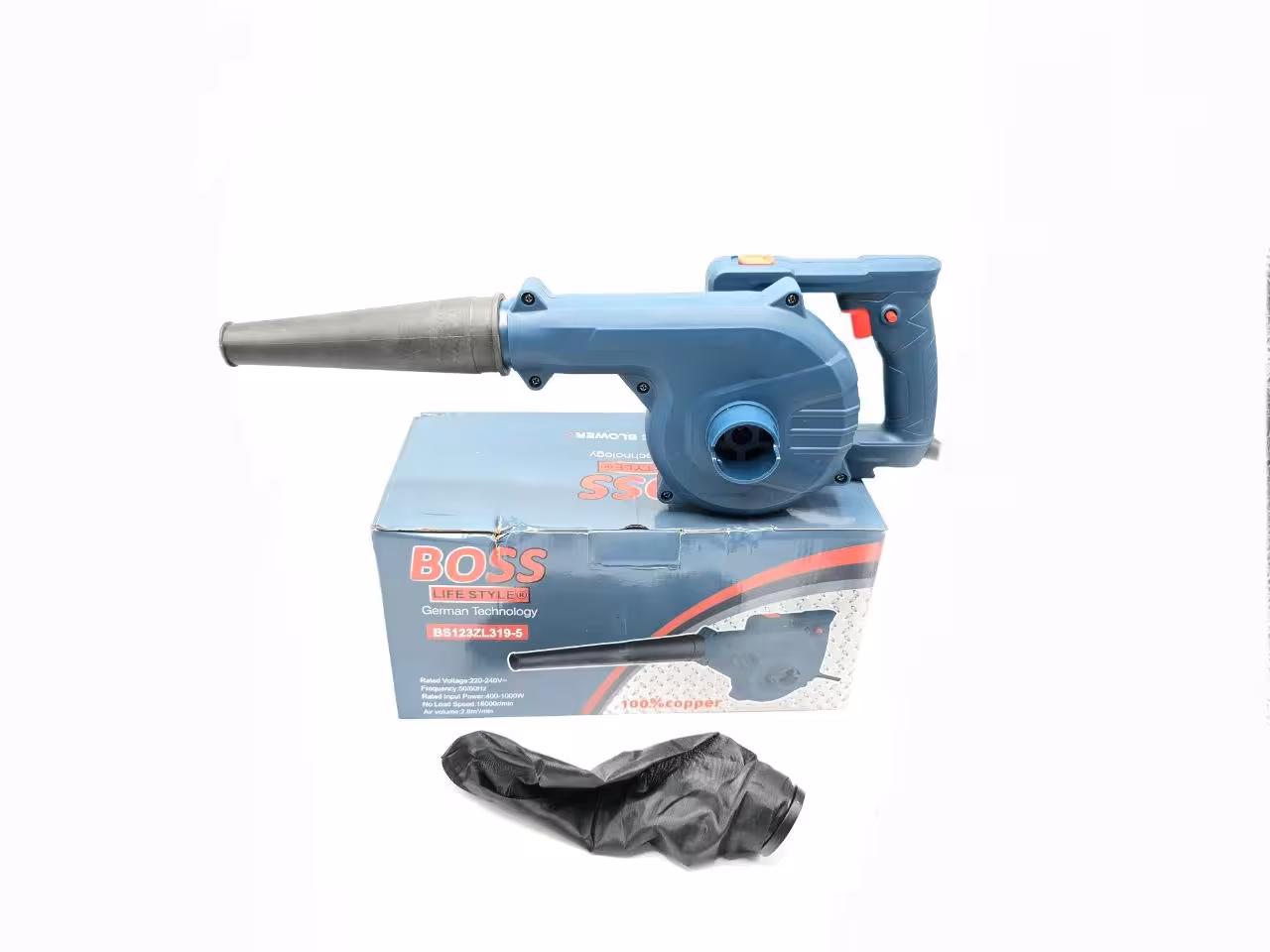 بلوور دمنده و مکنده 1000 وات برقی دسته چرخان باس مدل 5-319