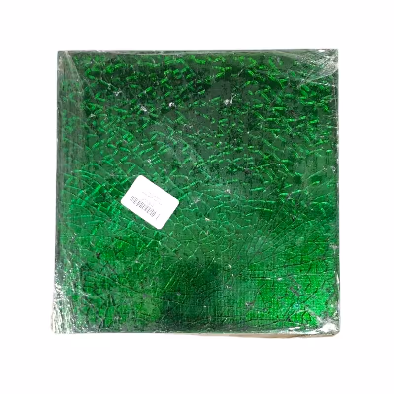 شیشه تیفانی سبز روشن 20*20سانت