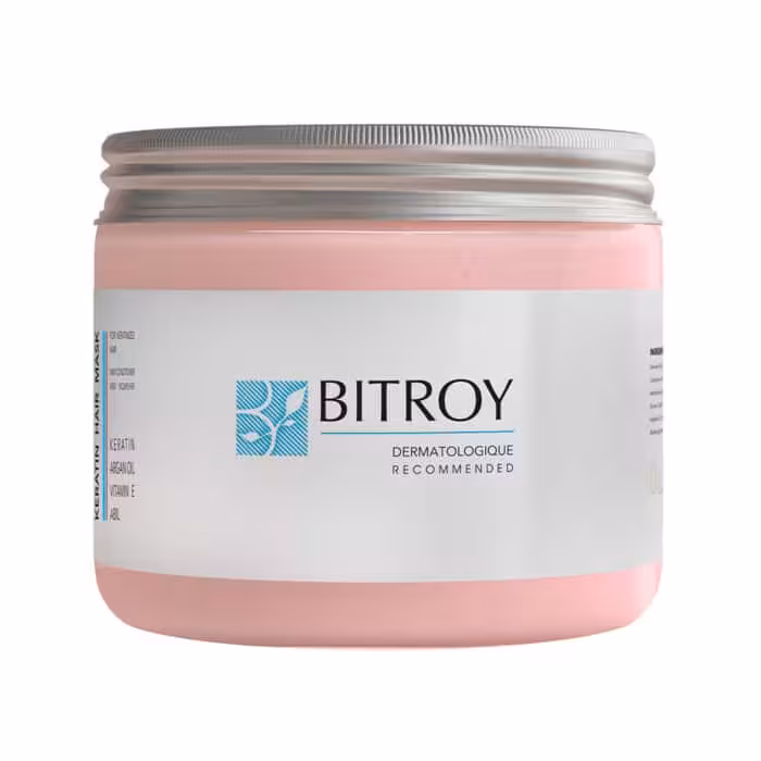 ماسک مو کراتینه با آبکشی بیتروی Bitroy حجم 400 میلی لیتر