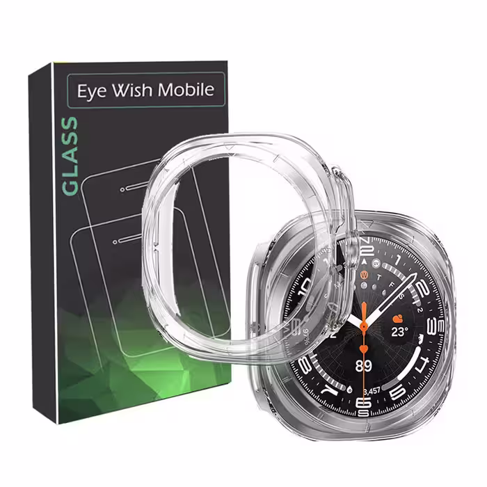 کاور آی ویش مدل Bumper-sh مناسب برای ساعت هوشمند ساعت هوشمند سامسونگ Galaxy Watch 8 Ultra 47 mm به همراه محافظ صفحه نمایش