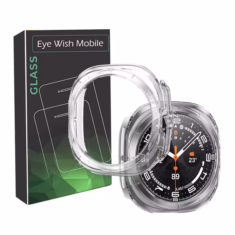 کاور آی ویش مدل Bumper-sh مناسب برای ساعت هوشمند ساعت هوشمند سامسونگ Galaxy Watch 8 Ultra 47 mm به همراه محافظ صفحه نمایش