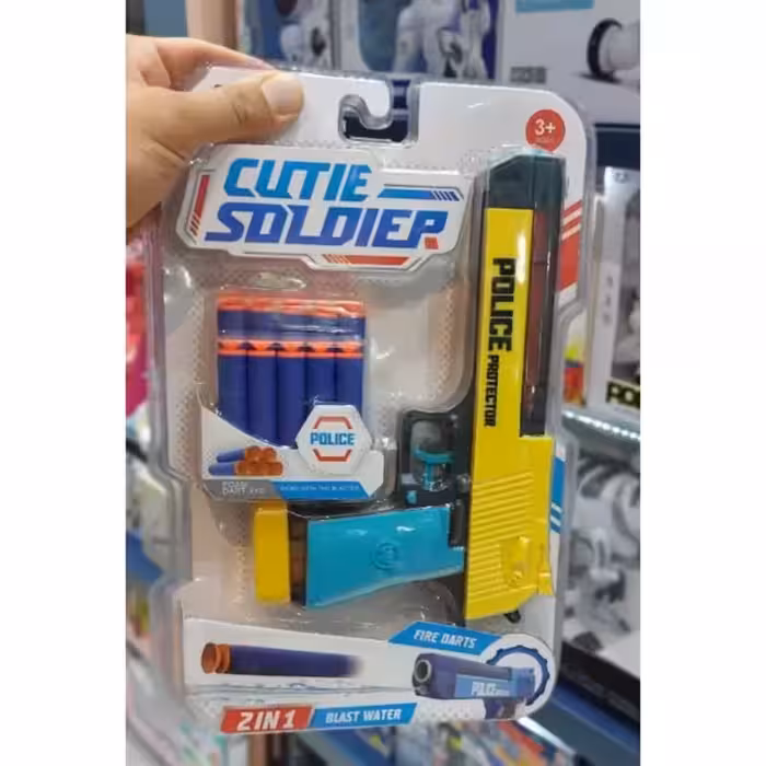 اسباب بازی تفنگ دوکاره تفنگ تیر ابری