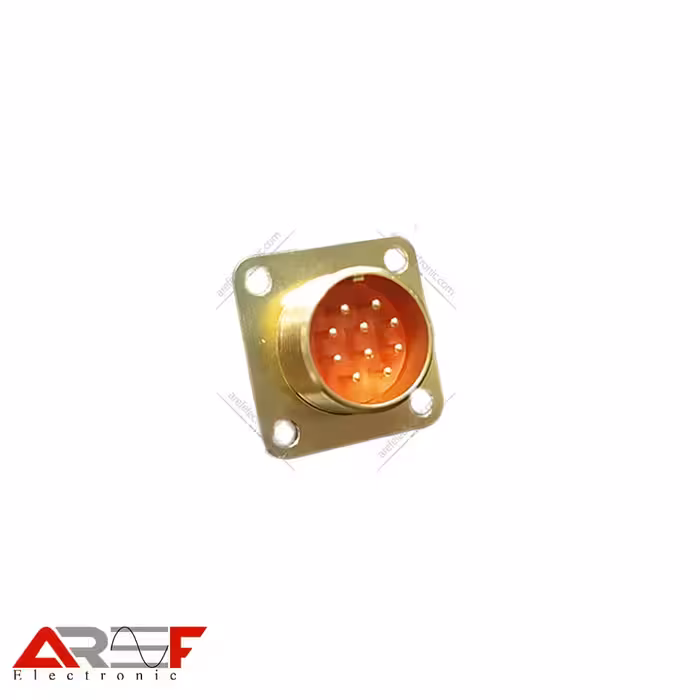 کانکتور طلایی 10 پین (فلنج نری) - فروشگاه عارف الکترونیک