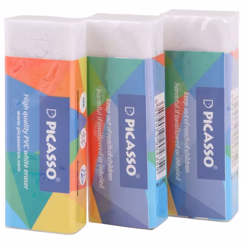 پاک کن پیکاسو Picasso E20W بسته 20 عددی
